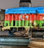 Böyük Britaniyada 6 bina Azərbaycan bayrağının rənglərinə boyandı