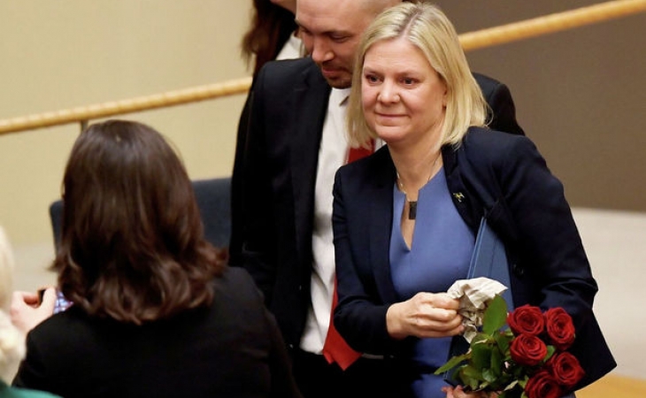 Maqdalena Andersson yenidən İsveçin baş naziri seçildi